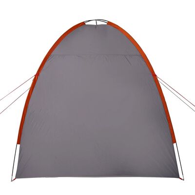 vidaXL Storage Tent Grey and Orange Waterproof