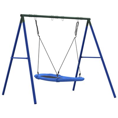 vidaXL Outdoor Swing Set with Nest Swing