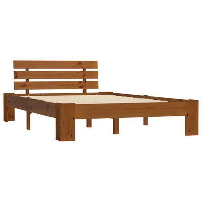 vidaXL Bed Frame without Mattress Honey Brown 120x200 cm Solid Wood Pine