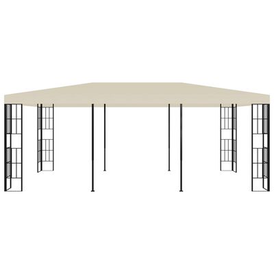 vidaXL Gazebo 3x6 m Cream