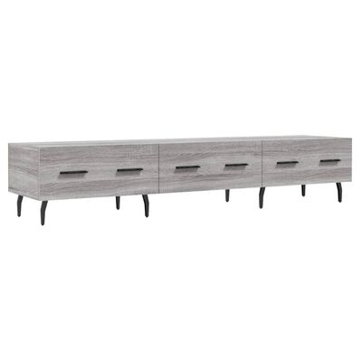 vidaXL TV Cabinet Grey Sonoma 150x36x30 cm Engineered Wood