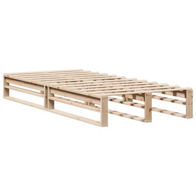 vidaXL Bed Frame without Mattress 100x200 cm Solid Wood Pine