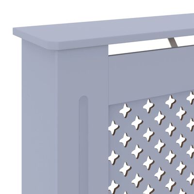 vidaXL MDF Radiator Cover Grey 78 cm