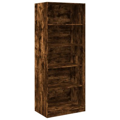 vidaXL Wardrobe Smoked Oak 80x50x200 cm Engineered Wood