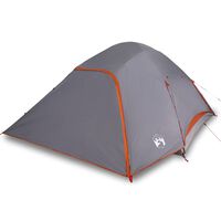 vidaXL Family Tent Dome 6-Person Grey Waterproof