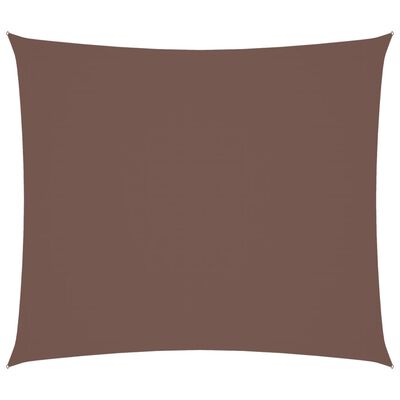 vidaXL Sunshade Sail Oxford Fabric Rectangular 2x2.5 m Brown