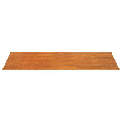 vidaXL Roof Panels 12 pcs Rusty 80x44 cm Corten Steel