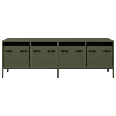 vidaXL TV Cabinet Olive Green 135x39x43.5 cm Cold-rolled Steel