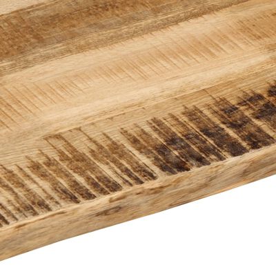 vidaXL Table Top Live Edge 100x60x3.8 cm Solid Wood Rough Mango