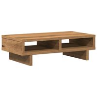 vidaXL Monitor Stand Artisian Oak 50x27x15 cm Engineered Wood