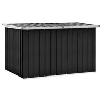 vidaXL Garden Storage Box Anthracite 149x99x93 cm