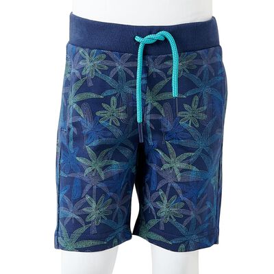 Kids' Shorts with Drawstring Navy 140