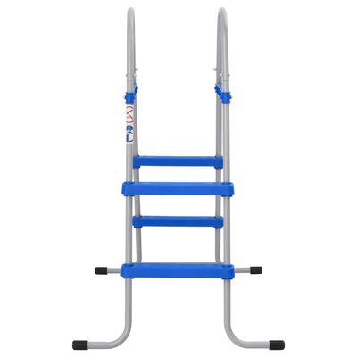 vidaXL Pool Ladder for Above Ground Pool 84 cm Steel and Plastic