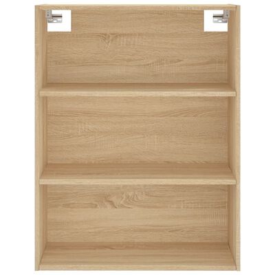 vidaXL Highboard Sonoma Oak 69.5x34x180 cm Engineered Wood