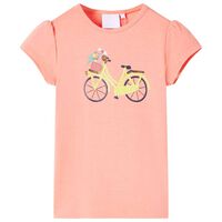 Kids' T-shirt Neon Coral 92