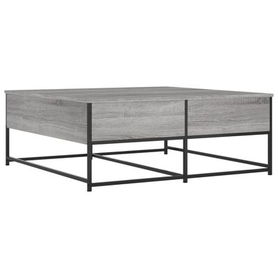 vidaXL Coffee Table Grey Sonoma 100x99x40 cm Engineered Wood