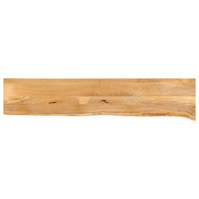 vidaXL Table Top Live Edge 140x40x3.8 cm Solid Wood Mango