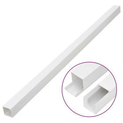 vidaXL Cable Trunking 100x40 mm 30 m PVC