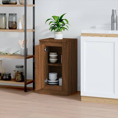 vidaXL Sideboard Brown Oak 37.5x35.5x67.5 cm Engineered Wood