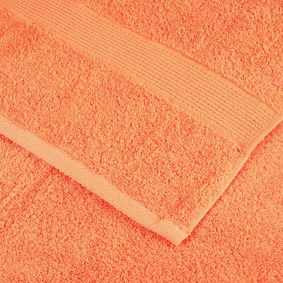 vidaXL 6 Piece Premium Towel Set SOLUND Orange 600 gsm