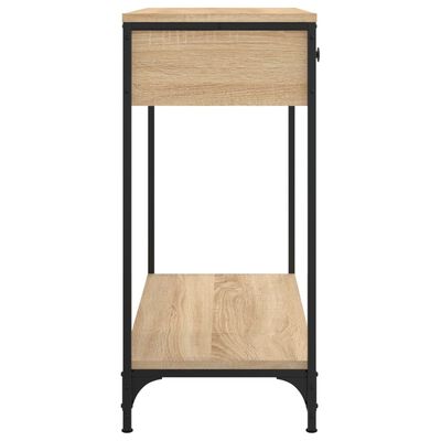 vidaXL Console Table Sonoma Oak 75x34.5x75 cm Engineered Wood