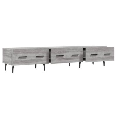 vidaXL TV Cabinet Grey Sonoma 150x36x30 cm Engineered Wood