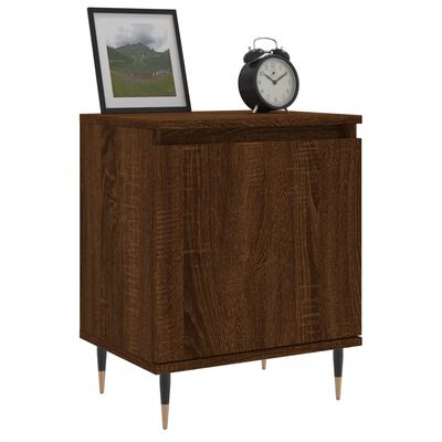 vidaXL Bedside Cabinets 2 pcs Brown Oak 40x30x50 cm Engineered Wood