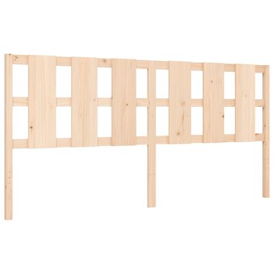 vidaXL Bed Frame without Mattress 200x200 cm Solid Wood Pine