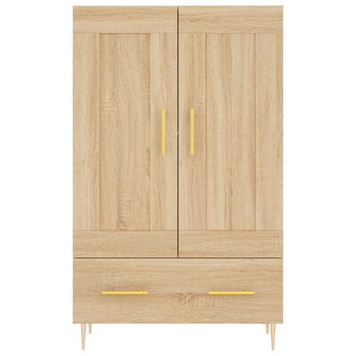 vidaXL Highboard Sonoma Oak 69.5x31x115 cm Engineered Wood