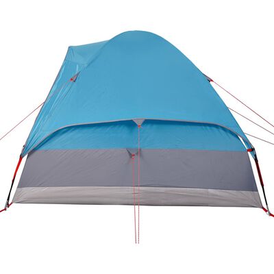 vidaXL Camping Tent Dome 2-Person Blue Waterproof