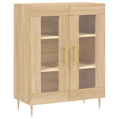 vidaXL Sideboard Sonoma Oak 69.5x34x90 cm Engineered Wood