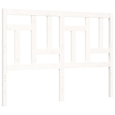 vidaXL Bed Frame without Mattress White 120x200 cm Solid Wood Pine