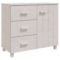 vidaXL Sideboard HAMAR White 90x40x80 cm Solid Pinewood