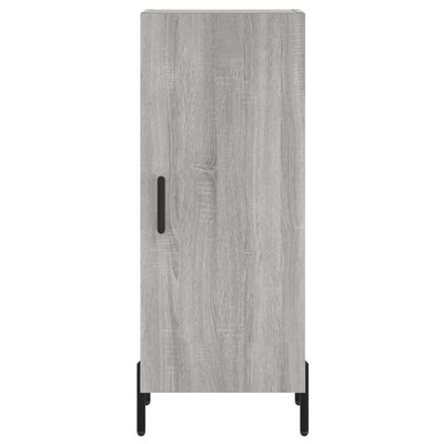 vidaXL Sideboard Grey Sonoma 34.5x34x90 cm Engineered Wood