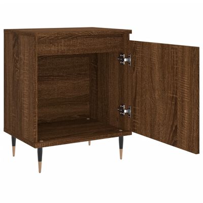 vidaXL Bedside Cabinets 2 pcs Brown Oak 40x30x50 cm Engineered Wood