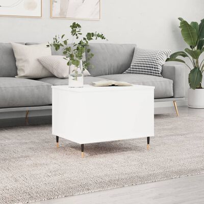 vidaXL Coffee Table White 60x44.5x45 cm Engineered Wood