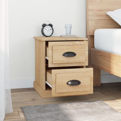 vidaXL Bedside Cabinet Sonoma Oak 39x39x47.5 cm Engineered Wood