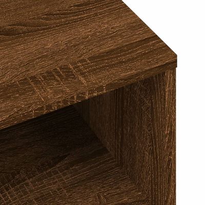 vidaXL Bedside Cabinets 2 pcs Brown Oak 40x30x30 cm Engineered Wood