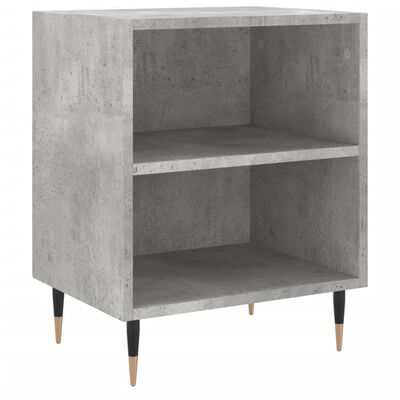 vidaXL Bedside Cabinet Concrete Grey 40x30x50 cm Engineered Wood