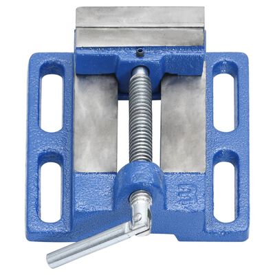 vidaXL Drill Press Vise Blue 76 mm Cast Iron