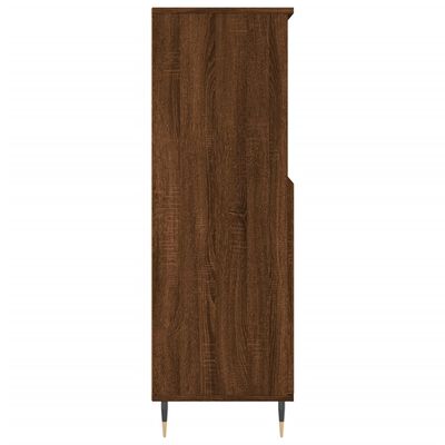 vidaXL Highboard Brown Oak 60x36x110 cm Engineered Wood