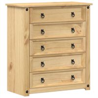 vidaXL Chest of Drawers Corona 80x40x89 cm Solid Wood Pine