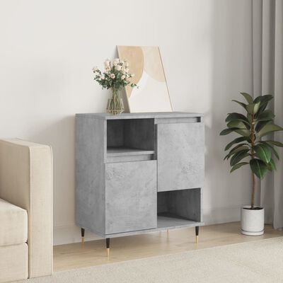 vidaXL Sideboard Concrete Grey 60x35x70 cm Engineered Wood