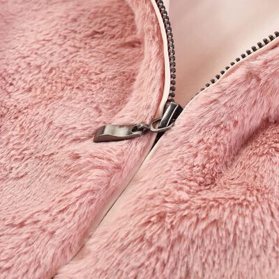 Kids' Coat Faux Fur Pink 140