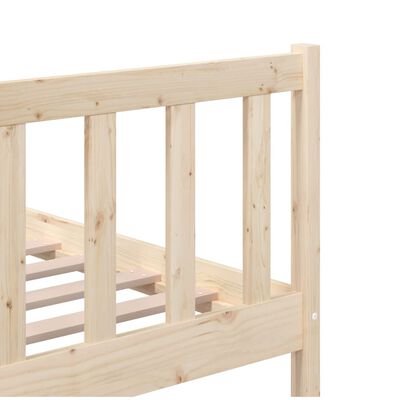 vidaXL Bed Frame without Mattress King Size Solid Wood