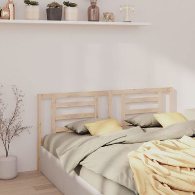 vidaXL Bed Headboard 166x4x100 cm Solid Wood Pine