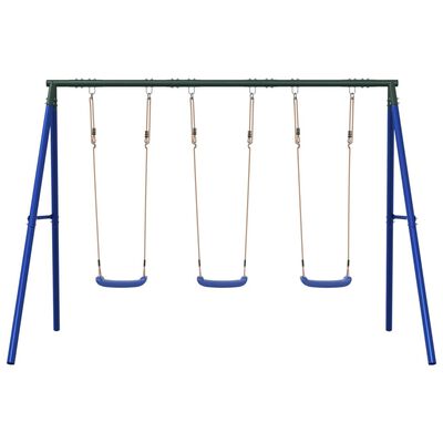 vidaXL Outdoor Swing Set with 3 Swings