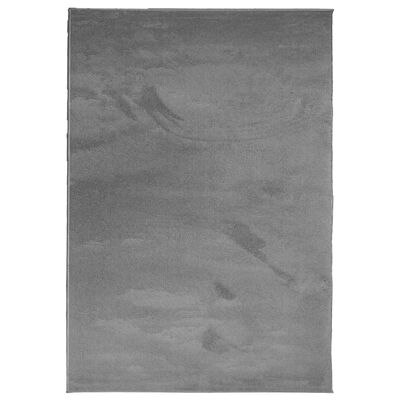 vidaXL Rug OVIEDO Short Pile Anthracite 120x170 cm