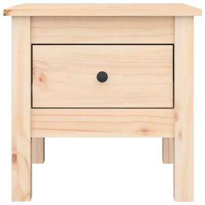 vidaXL Side Table 40x40x39 cm Solid Wood Pine