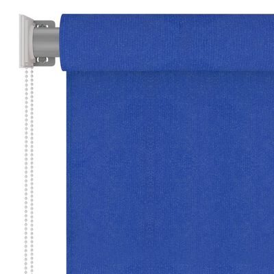 vidaXL Outdoor Roller Blind 100x140 cm Blue HDPE